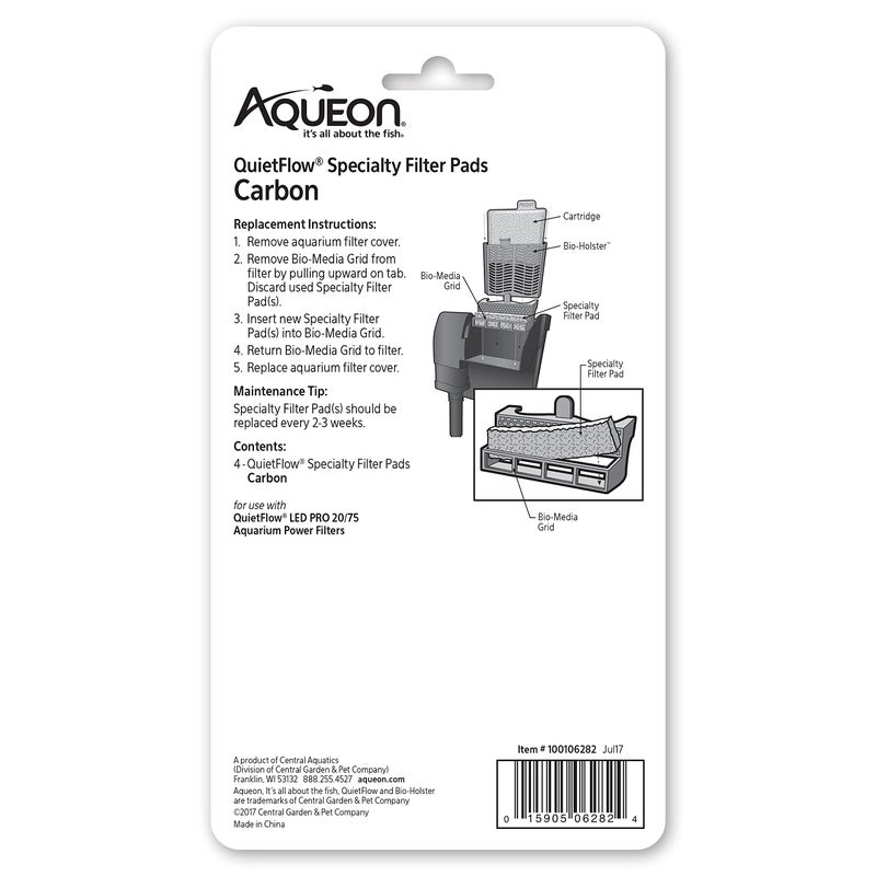 Aqueon Replacement Specialty Filter Pads Carbon 20/75 - Image 3